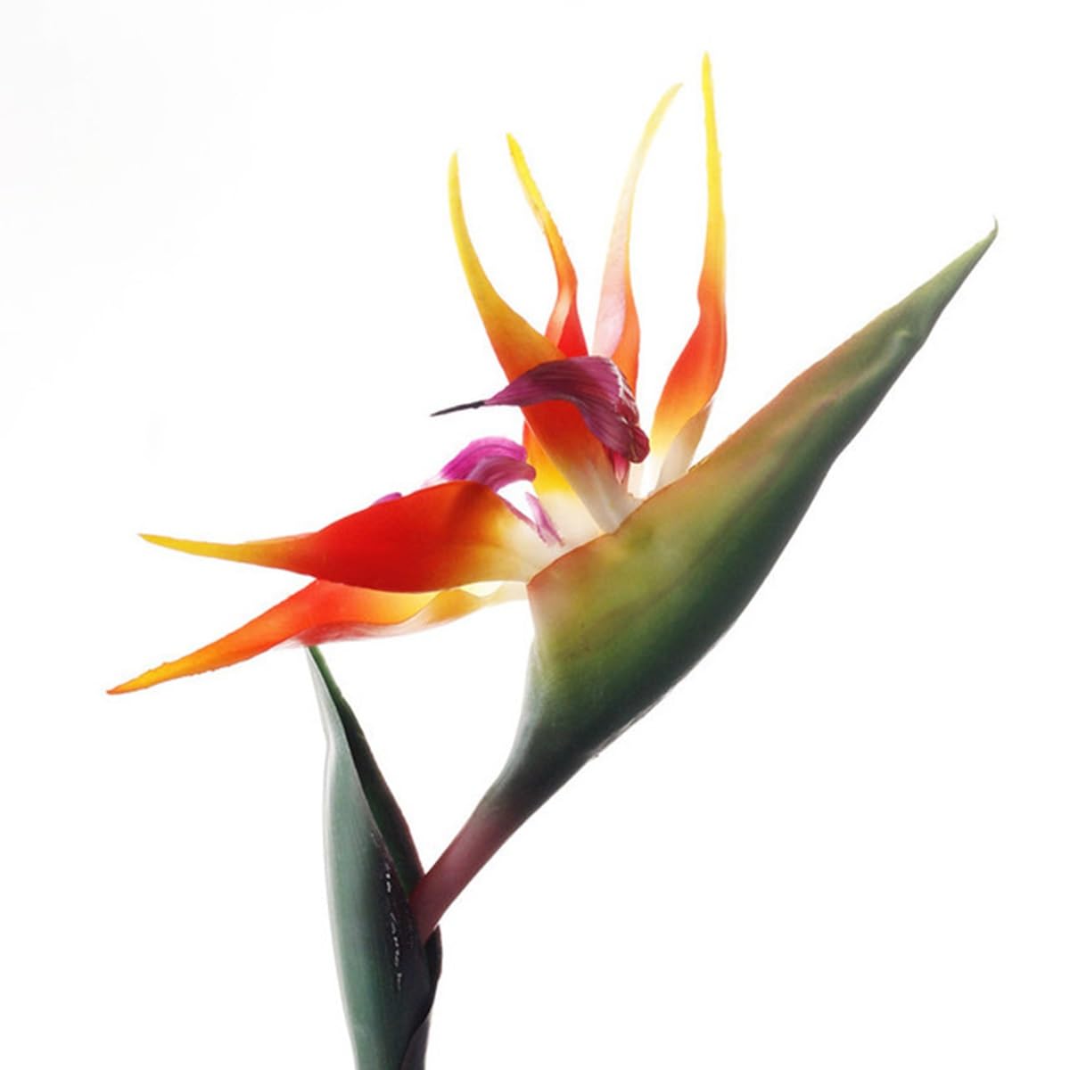 ZEEOZE Pianta Artificiale Uccello del Paradiso 180cm Alta Finta Palma Tropicale Per Interno Esterno con 13 Foglie Banano Albero Finto da Interno con Aaso Bianco Per Letto Giardino Ufficio Decorazione
