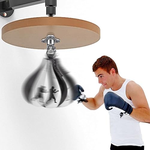 Miniatura 9 de BeneLabel Bolsa de velocidad giratoria - Speedbag giratorio de acero inoxidable con rotación de 360 - Rodamiento de boxeo giratorio para saco de