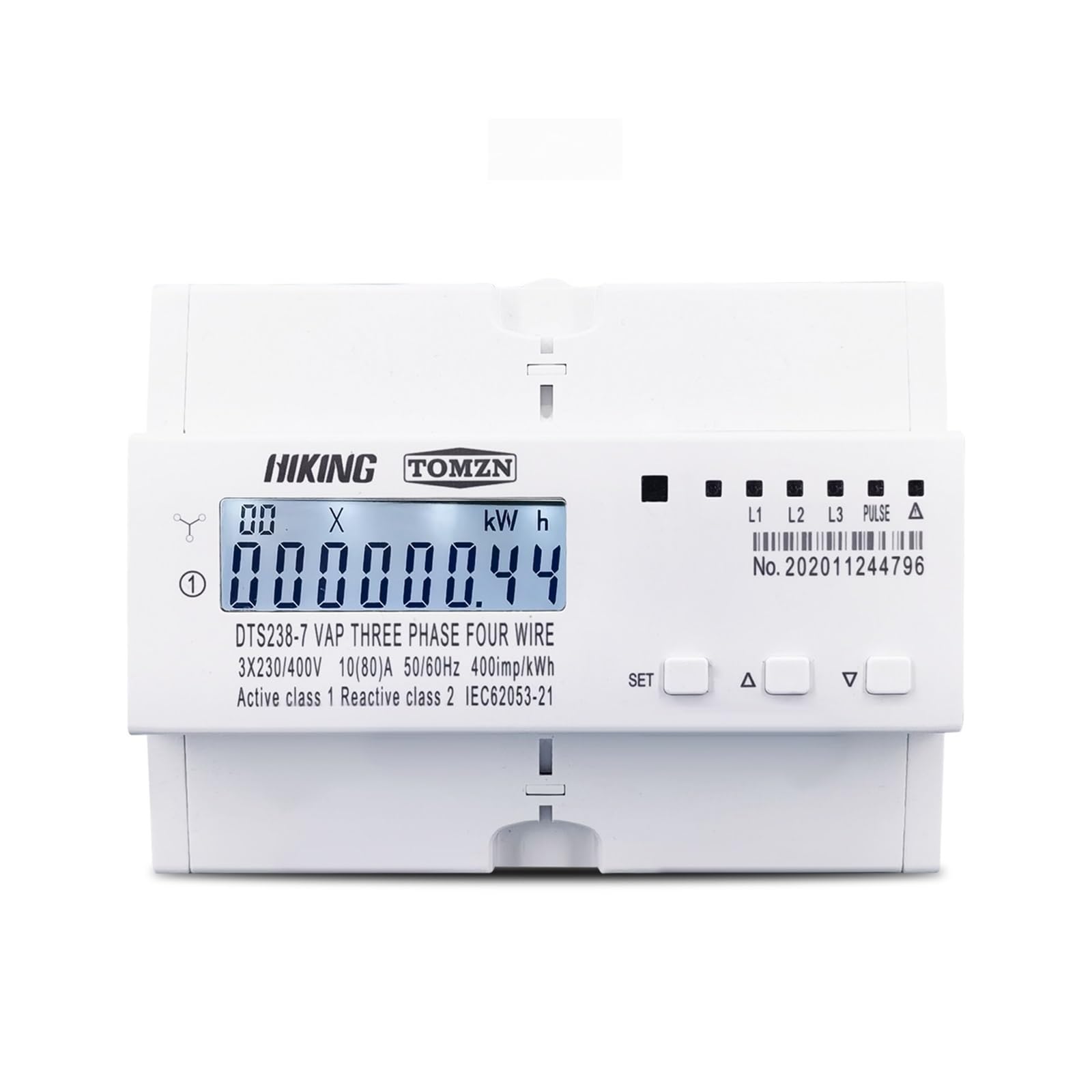 Compteur d'énergie triphasé pour stopper les pannes de sous-tension