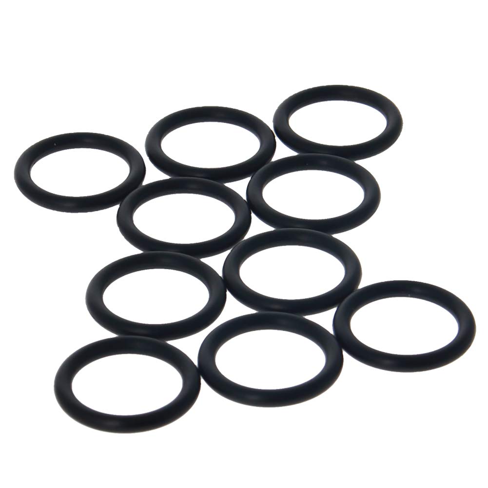 Othmro 10pcs Nitrile Rubber O-Rings, 19mm OD 14mm ID 2.5mm Width, Rubber Washers Metric Buna-N Sealing Gasket Rings, Auto Quick Repair — image 1