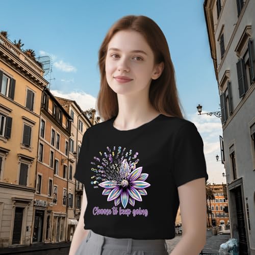 Mental Health Shirts for Women Suicide Awareness T-Shirt Suicide Prevention Tee Tops3