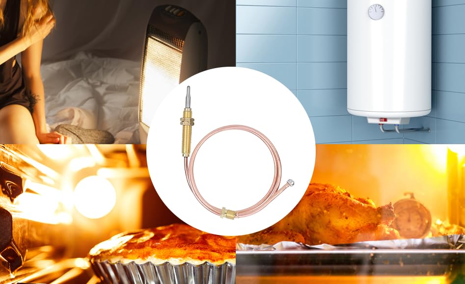 Socobeta Adaptateur Thermocouple Universel 900mm Pour Chauffage Gaz, BBQ Et Cuisinières