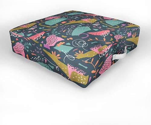 Society6 Studio Maluda Abstract Pieces Indoor/Outdoor Floor Cushion, 26" x 26"