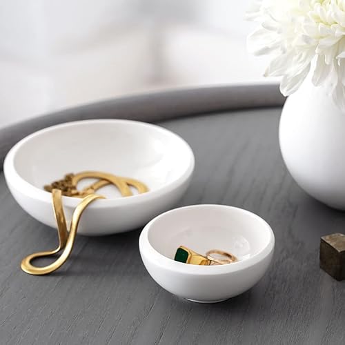 Miniatura 9 de Villeroy & Boch NewMoon - Ensaladera grande para cada ocasión, de porcelana, color blanco, apto para lavavajillas, 135.3 fl oz