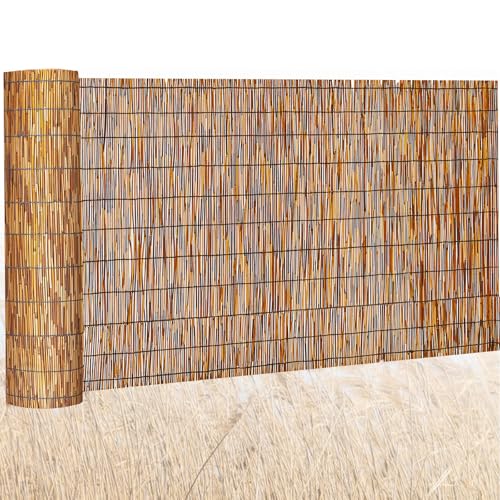 Barydat 1 Pcs 3 x 16.4 ft Reed Fence Roll,