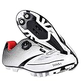 * Materiales de alta calidad: zapatos de ciclo, la parte superior está hecha de nylon único, parches antideslizantes puede hacer los zapatos pedal de la bicicleta firmemente fijos en el diseño en forma de diente. Proporcionan una excelente resistencia a los golpes y hacer su conducción más segura ..