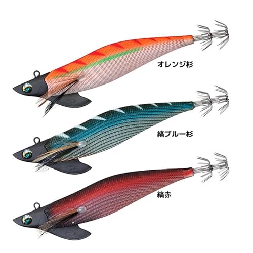 ダイワ エギ /ティップラン エメラルダスボート2 3.5号30g 夜光-ブラックヘッド/オレンジ杉