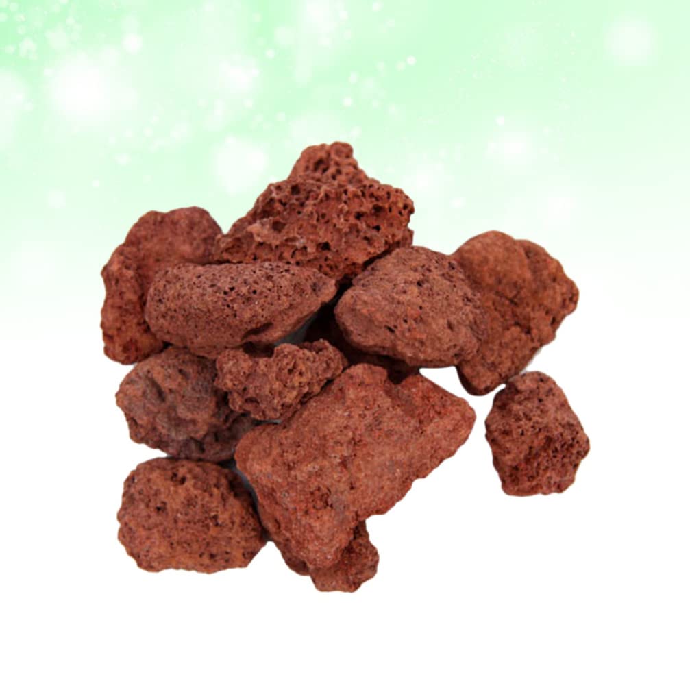 VILLCASE Rocce Vulcaniche per Acquari 2.4 Pollici Pietra Lavica 450G Materiale Filtrante Decorativo per Serbatoio di Pesce Acqua E Marina