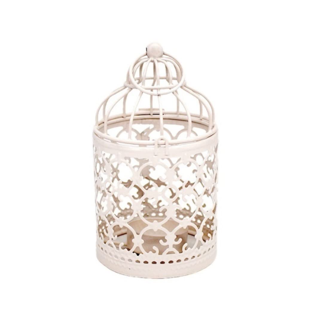 Sturdy Candle Holder Stand 2PCS Birdcage Candlestick Creative Metal Tealight Candle Holder Wedding Centerpieces Tables Iron Home Decor Non Topple