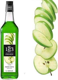 زجاجة شربات تفاح أخضر ميزون روتان فرنسا من 1883، 1 لتر، صنعت في فرنسا