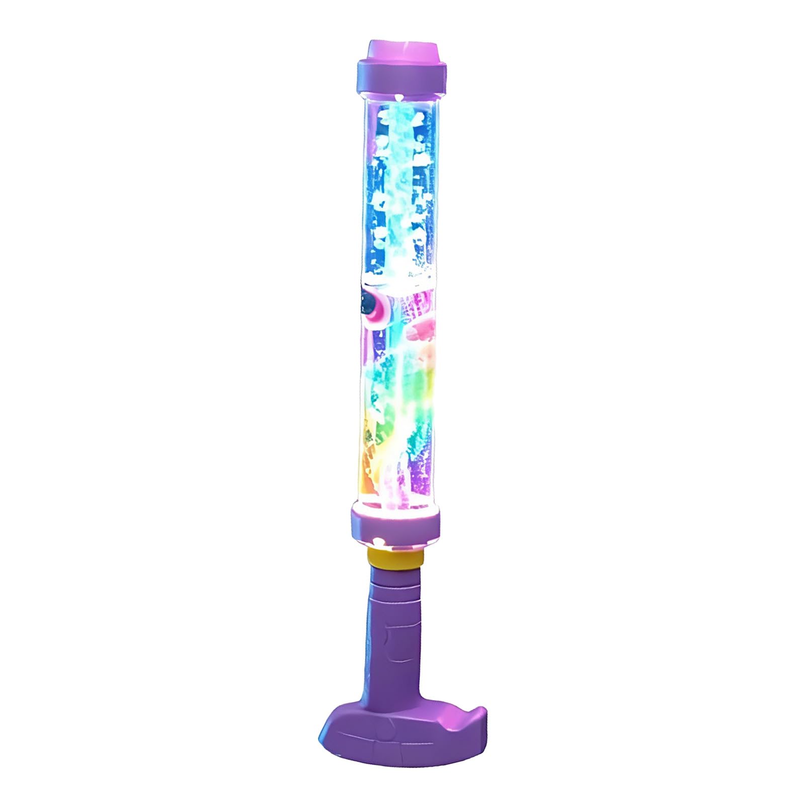 LED Creativity Squirt Water Blaster Guns Pops Like Magic Firework Spray Water Soaker Toys for Backyard Beach Birthday Party Outdoor Games