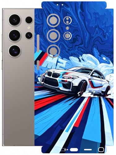 Image of AtOdds - Full Body Back Screen Guard Protector Film - Lamination Wrap Skin Sticker Compatible with Samsung Galaxy S24 Ultra | Scratchproof Matte Finish (BWM)