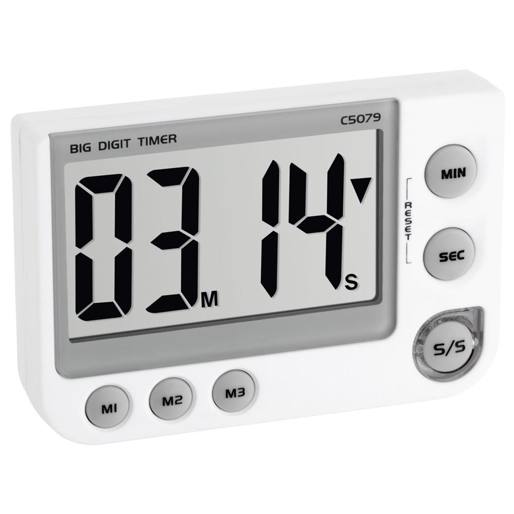 TFA Dostmann TFA 38.2024 Digital Timer and Stop Watch (white)