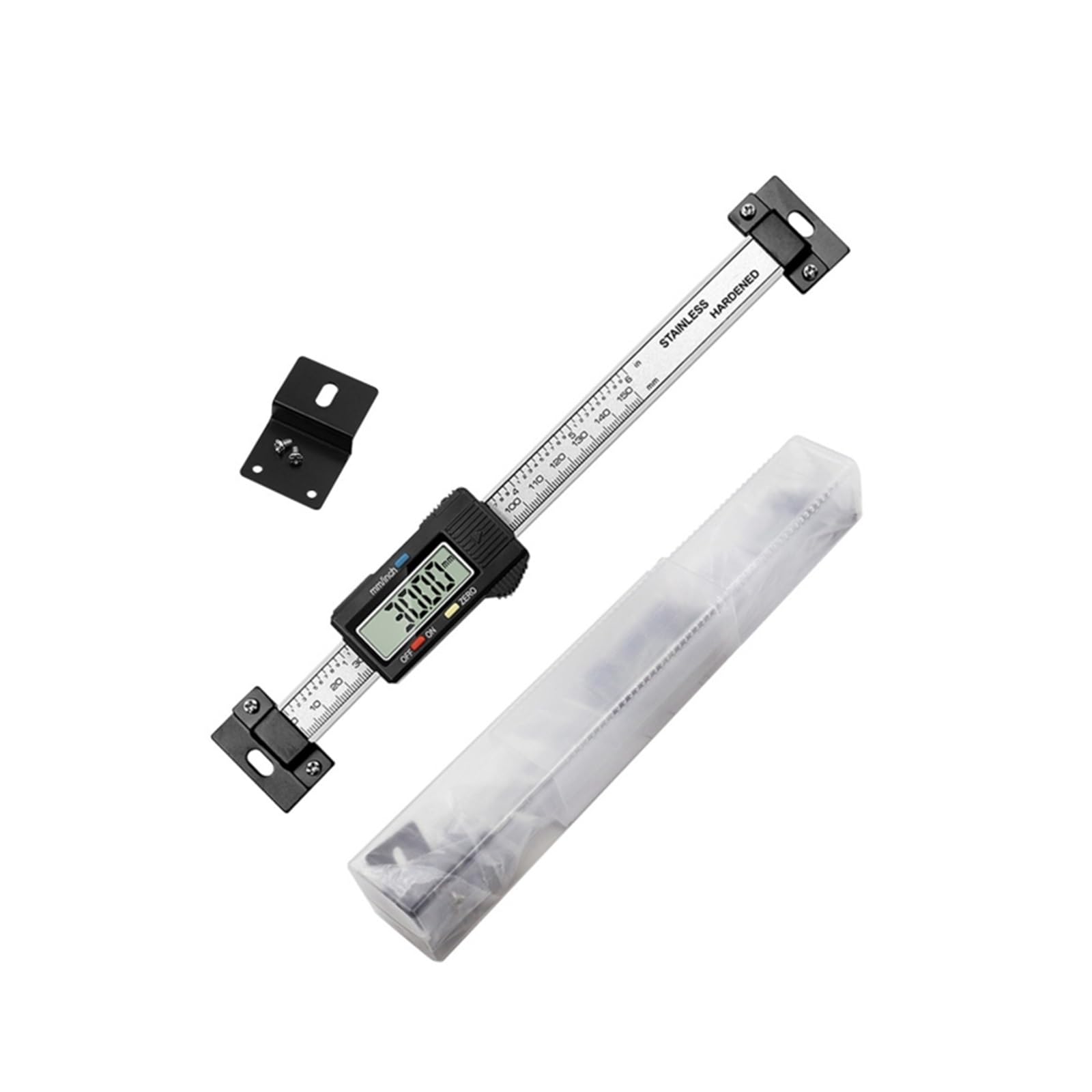 Suwmiarki cyfrowe, Elektroniczny mikrometr z suwmiarką cyfrową 150 mm dużym ekranem LCD Cal MM Dwujednostkowe narzędzie pomiarowe