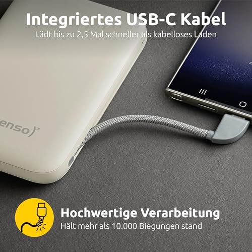 Intenso S10000 Powerbank 10.000 mAh - USB-C Kabel integriert - 20W PD – Ansicht 2