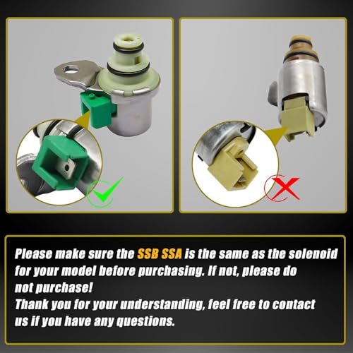Image of SecosAutoparts 4F27E Transmission Shift Solenoid & Filter Kit, Fit for Mazda Protege 3 5 6 1999-2010, Compatible with Ford Focus Transit Connect 2000-2013, Replace# XS4Z7A098AB FN01-21-500 4F27E