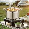 Kirecoo Stainless Steel Stock Pot - 8 Quart Heavy Duty Induction Cooking Pot with Visible Lid for Pasta, Soup, Spaghetti, Nonstick Thick Bottom Big Stockpot, Deep Cookware for Canning, Boiling, Simmer #4