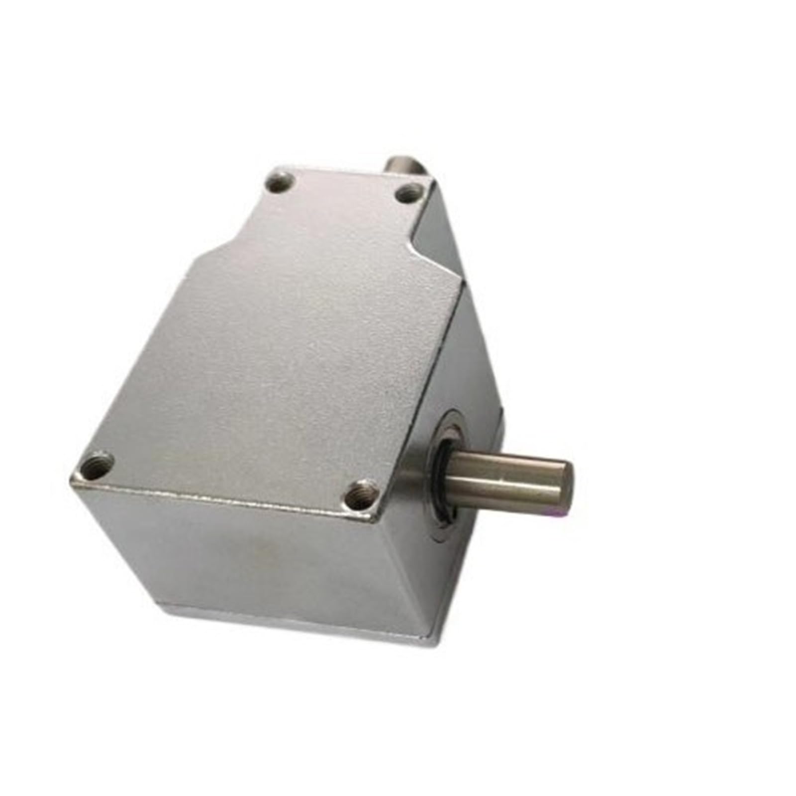 Caja de engranajes, Caja de engranajes cónicos espirales de esquina con conmutador de 90 grados, relación 1:1, eje de salida simple de 8 mm