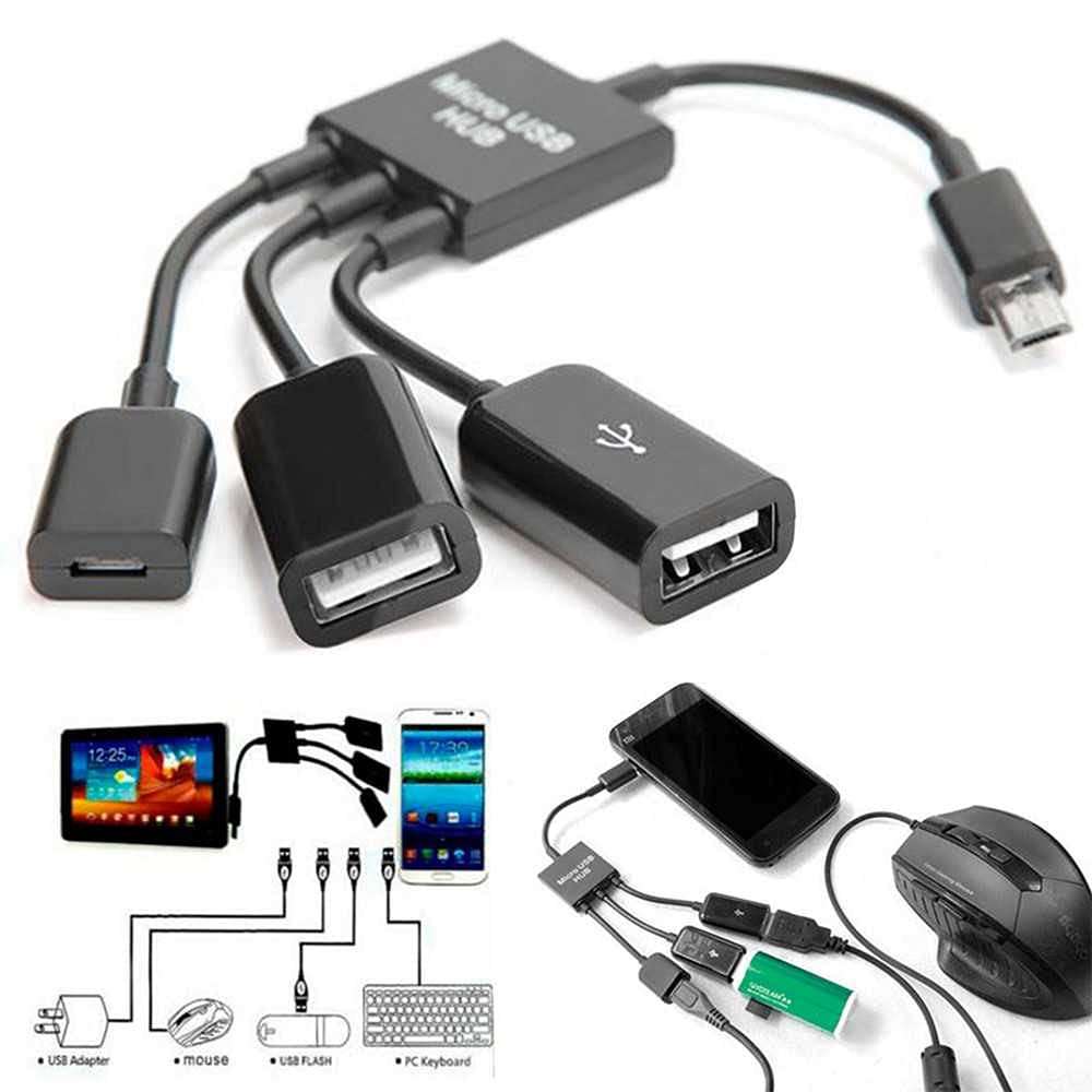 Adaptateur OTG MicroUSB-C vers USB 3.0 pour tablettes, disques durs, clés USB, e Adaptateur OTG MicroUSB-C vers USB 3.0 pour tablettes, disques durs, clés USB, e