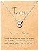 Produktbild CKAWM Halskette Vintage Waage Jungfrau Schütze Nachrichtenkarte Schmuck 12 Sternbild Anhänger Halskette Halsketten Für Frauen Geburtstagsgeschenk