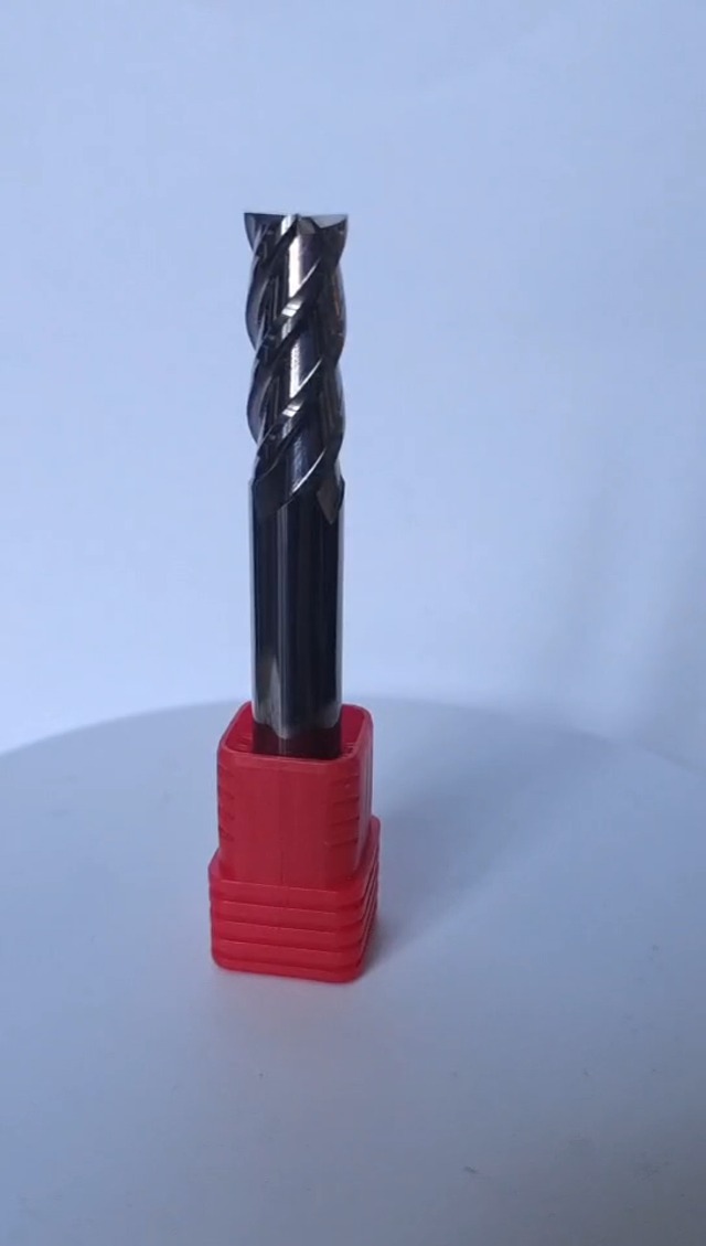 Image of MYS Cermet End Mills -2Flute- 3mm Shank 4mm for Milling Machine, CNC Router Bits Carbide Square Nose for Hardened Steel, Mortising Machine - HRC68 - Uncoated