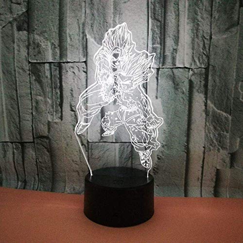 Dragon Ball 3D Lampada da Tavolo per Illusione di