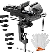 万力　業務用 Amazon.co.jp: Vtuesxn 万力 卓上 回転式 バイス 万力 口幅約70mm 最大