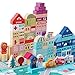 LENNYSTONE Wooden Building Blocks for Toddlers, Kids City Construction Stacking Creative Toys With Alphabet Number playset - Preschool Learning Education Gift for Boys and Girls Ages 2 3 4 5 (120 pcs)
