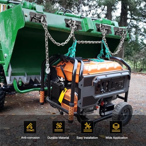 Image of Nilight Tractor Bucket Grab Hook with Tie-Down Ring & Back Plate