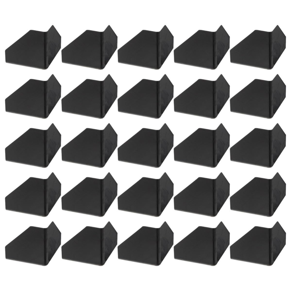 Plastique Noir Protection D'angle 100 Pièces pour Meubles et Portes