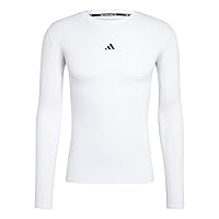 adidas Homme Techfit Compression Training Longsleeve Tee, White