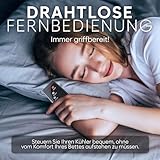 Adamson B10 kühlende Matratzenauflage – Twin 190x100 cm – 100% Baumwolle – Kühlmatte Bett für ruhigen, erholsamen Schlaf – Ideal für heiße Schläfer – Energiesparendes Design