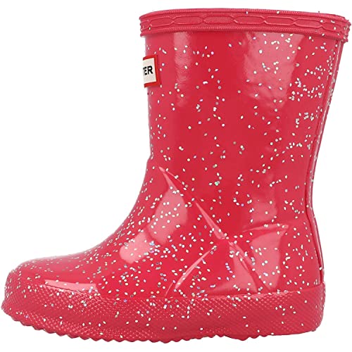 Hunter Girl's Original First Classic Giant Glitter Wellington Boots (Toddler/Little Kid) Thrift 1 Little Kid M4