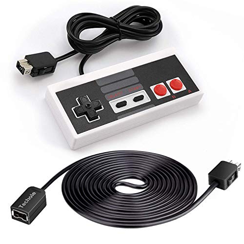 giZmoZ n gadgetZ Cable de extensión GNG 1x para SNES/NES y Controlador de reemplazo SNES/NES, Compatible con Nintendo Super SNES Classic, NES Classic