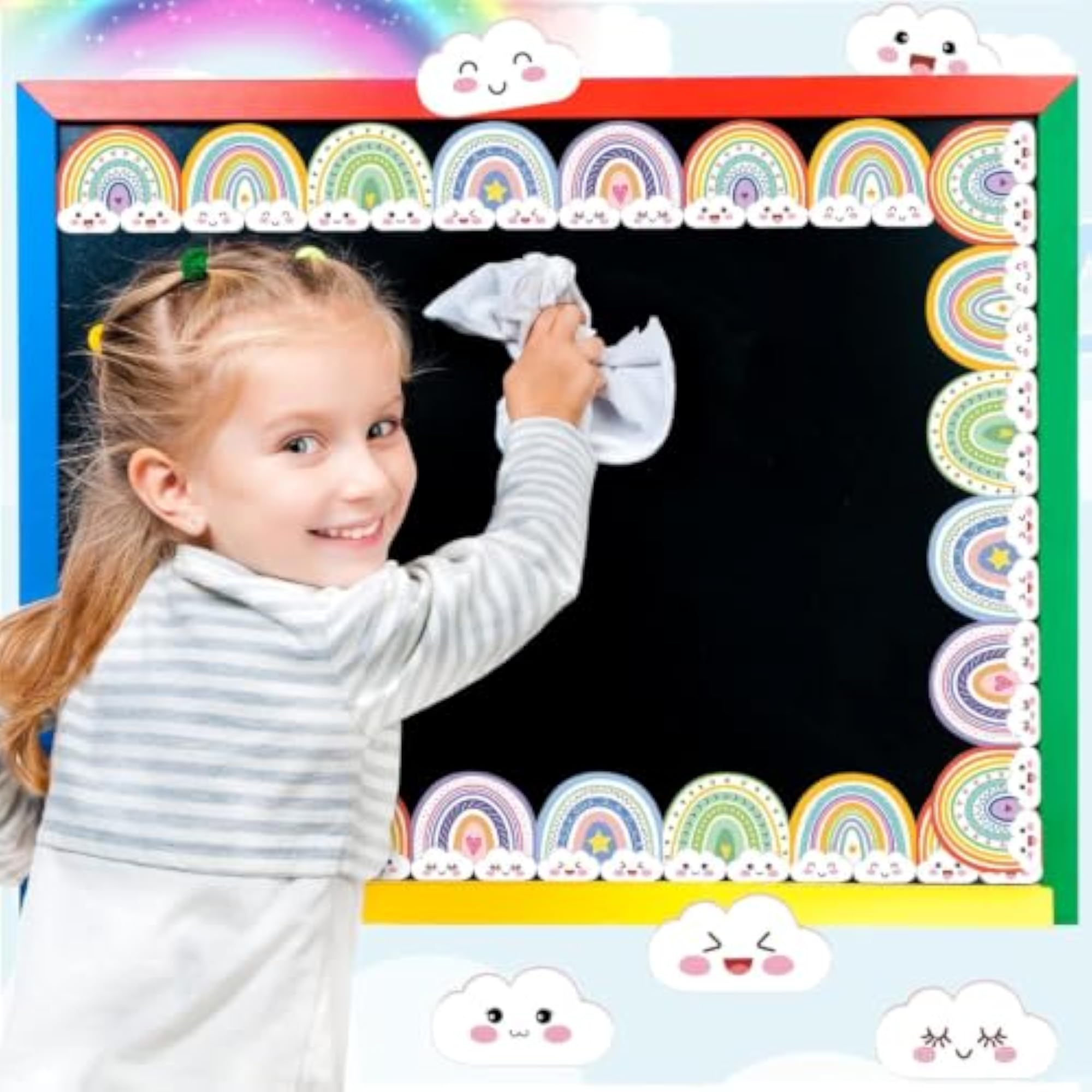 Rainbow Bulletin Board Borders for School