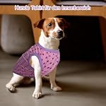 Hundeshirts für Kleine Hunde Katze - Polka Punkt Shirts für Hunde Tshirt Hundepullover Dünn Hundehemd Kleine Hunde Chihuahua Kleidung Katzen Kleidung, Rosa L – Bild 5