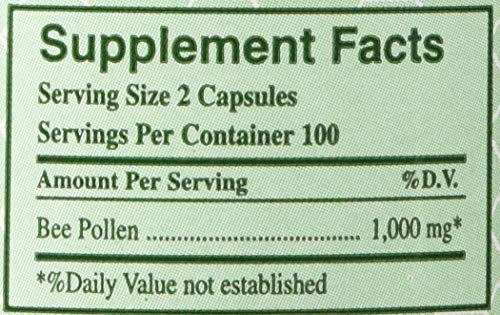 YS Organics Bee Pollen - 200 Capsules - Pack of 2 - Image 4