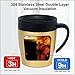 10 oz Stainless Steel Insulated Coffee Mug with Handle, Double Wall Vacuum Tumbler Cup Include Lid Insulated, Travel Mugs for Hot & Cold Drinks (Champagne gold)