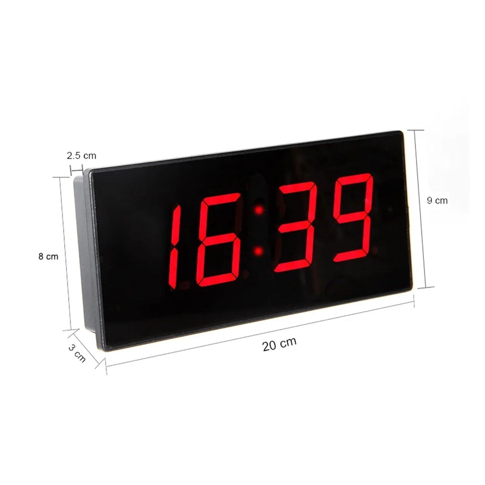 Orologio timer elettrico da 1,8 pollici con display digitale a controllo remoto Orologio da palestra Cronometro for fitness boxe sportivo Display luminoso