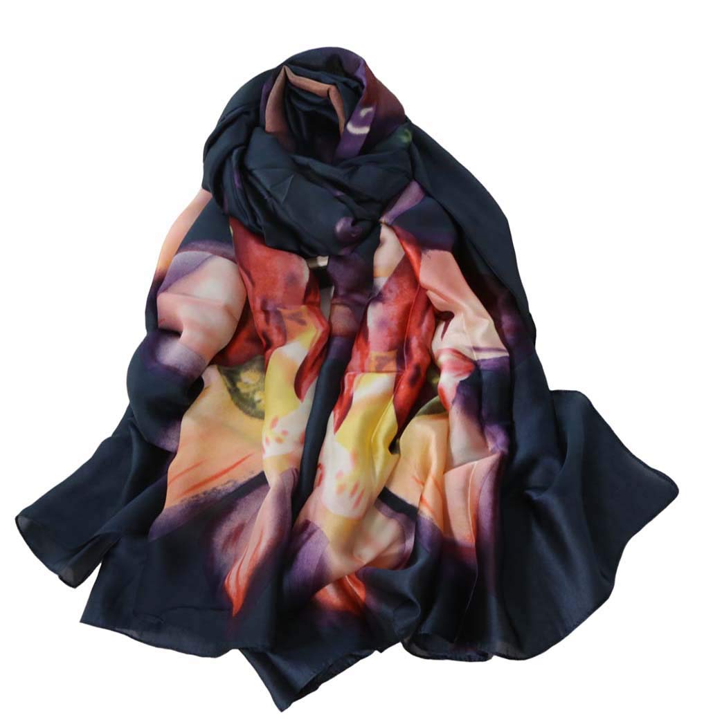 Acotavie Scarfs for Women Fashion Scarves Long Satin Silk Feeling Scarf Lightweight Sunscreen Shawls
