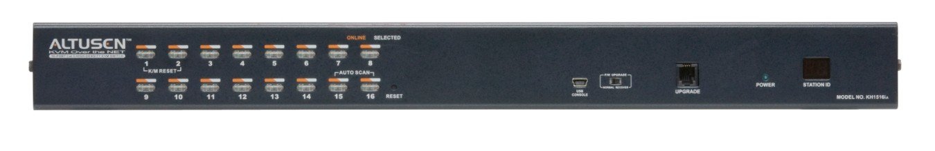 Aten KH1516Ai commutateur écran, Clavier et Souris Grille de Montage Noir