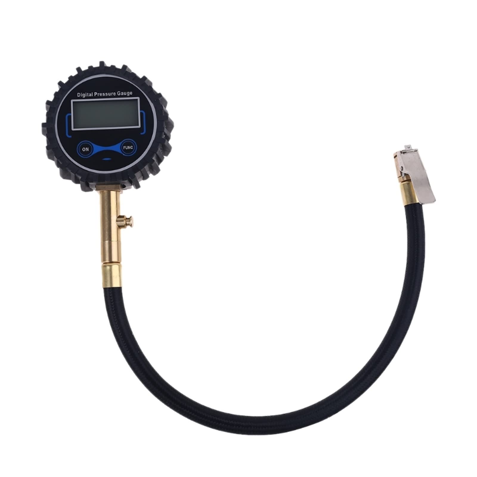 Manomètre pour pneus, Pneu numérique avec mandrin à air clip rapide for dégonflage, adapté aux voitures, camions et véhicules 200 PSI/BAR/KPA/KGF/CM², vente en gros