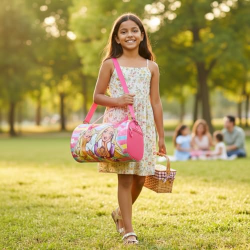 Image of Stylbase Kids Duffle Travel Bag | Durable Lightweight Polyester Sports & Gym Kids Luggage Carry Bag for Boys & Girls | Travelling Bag for Swimming, Dance, School & Weekend Trips