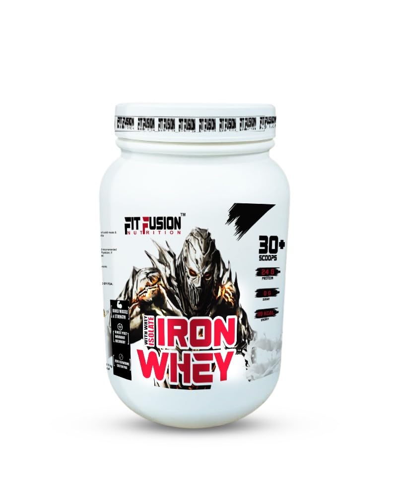 Fit Fusion Nutrition IRON WHEY premium protein supplement designed to