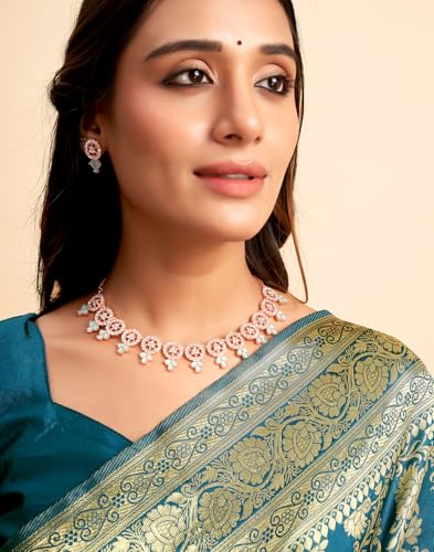 Image of SIRIL Women's Banarasi Silk Saree Pure Silk Saree With Unstitched Blouse Piece