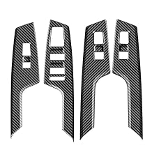 YEE PIN Door Panels Trim Window Switch Cover for Kia EV6 2022 Door Lock/Unlock Switches, 2022 Kia EV6 Accessories Window Lift Trim Switch Panel Cover Automotive Power Window Switches Interior