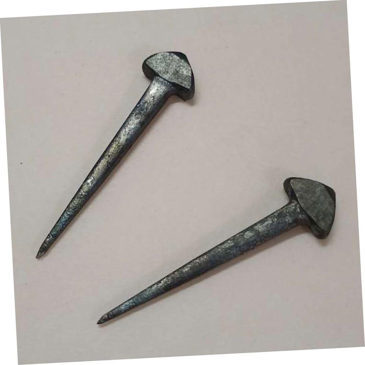 50pcs Horseshoe Nails Iron Fixing Tools for Equestrian Use for Horseshoe Installation and Repair Quality Farrier Equipment