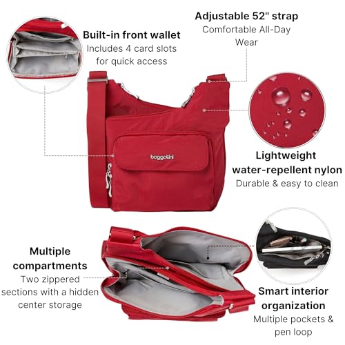 Image of Baggallini Women Criss Cross Crossbody Bag