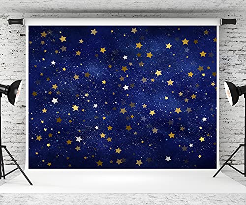 Fondo Fotográfico Kate 10x10ft Azul Estrellas miniatura 1
