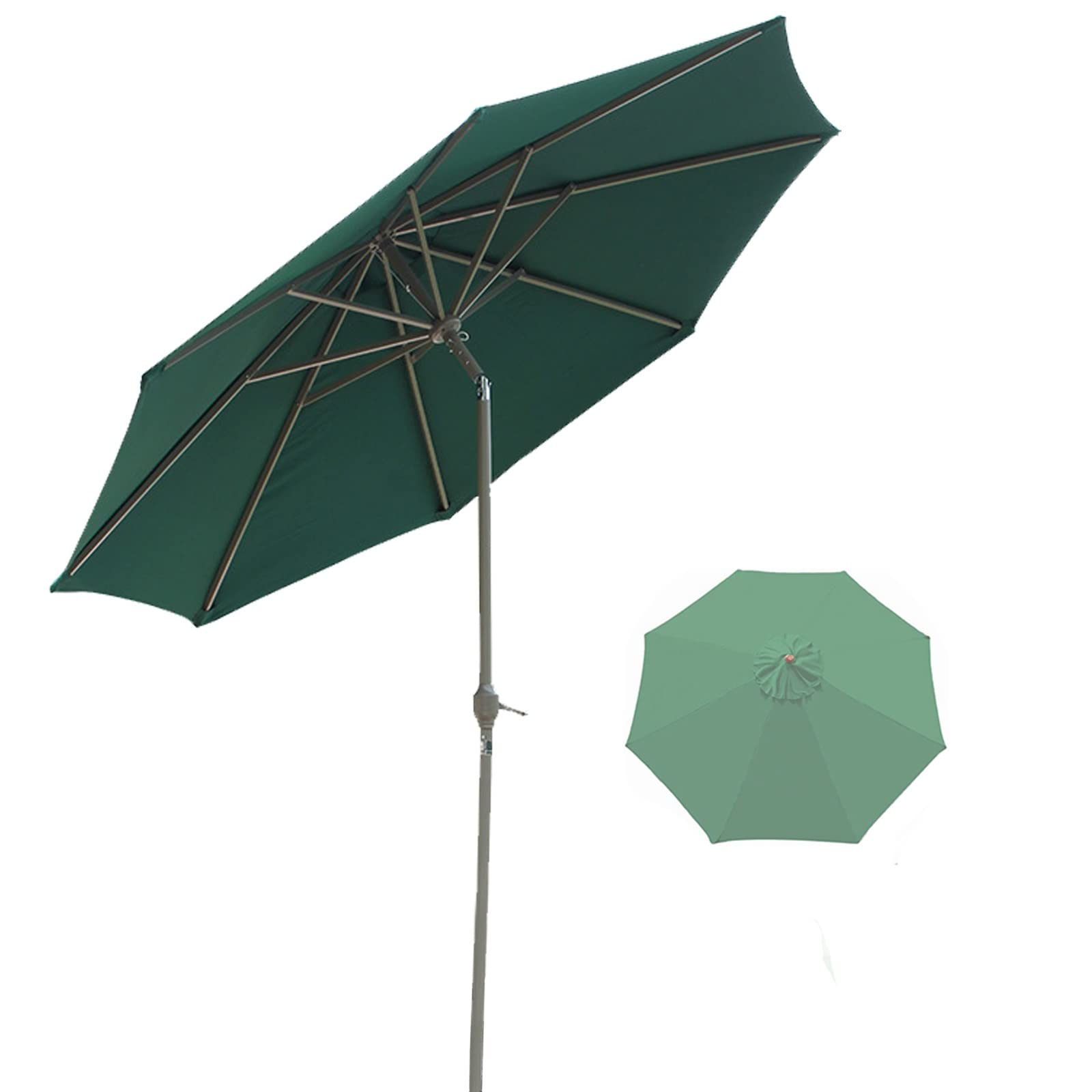 Sombrilla de sol CLSDRZC decorativa con protección premium y duradera 8